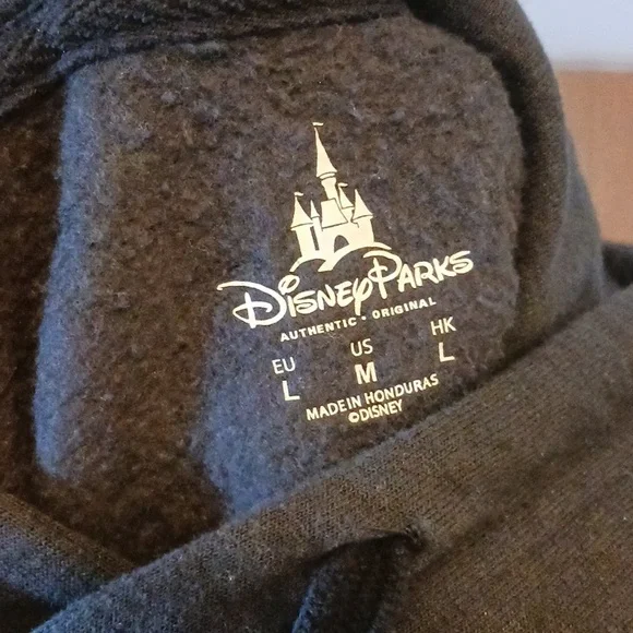 Disney Parks Minnie Mouse Hoodie With Ears Size Medium - Picture 8 of 9
